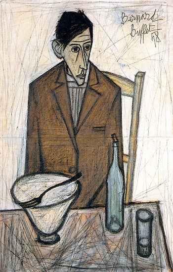 Le buveur, de Bernard Buffet
